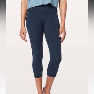 Lululemon Wunder Under High Rise Crop Leggings